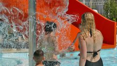 toboggan piscine exterieure camping oree du bois cote opale